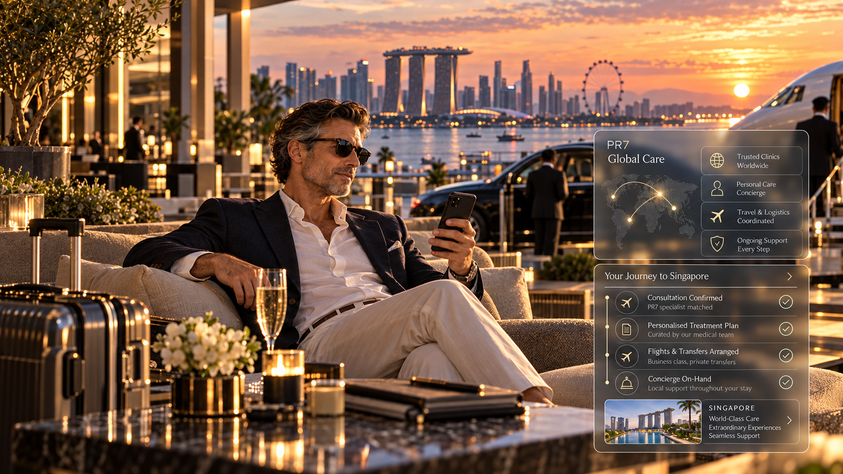 PR7 health beauty longevity and concierge ecosystem